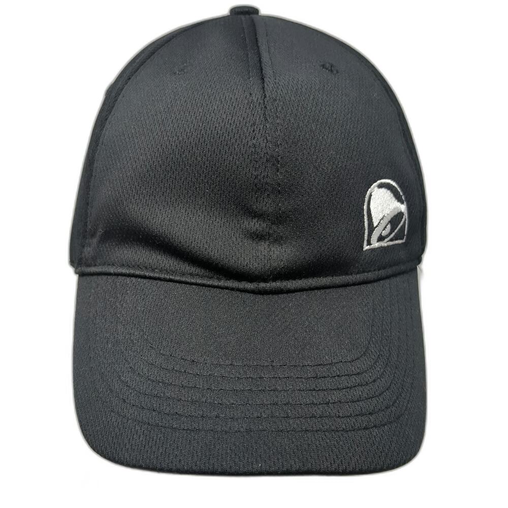 Taco Bell Snapback Hat Black One Size Embroidered Logo Polyester Structured
